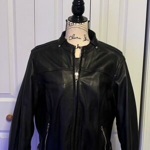 Unik Midnight Black Leather Jacket